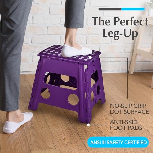 Folding Step Stool (Black) J1744