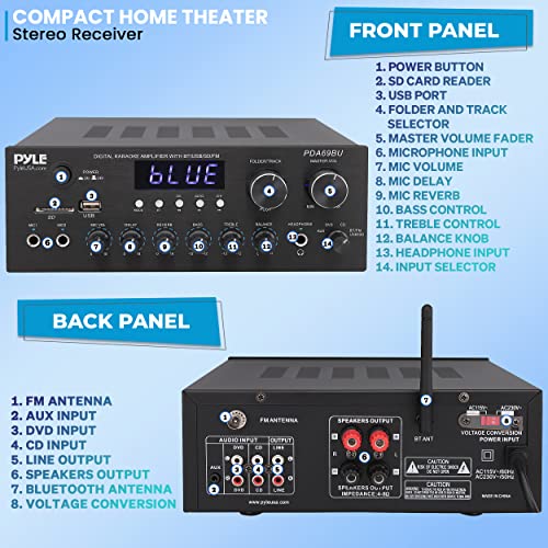 200 W Bluetooth Stereo Power Amplifier E537405