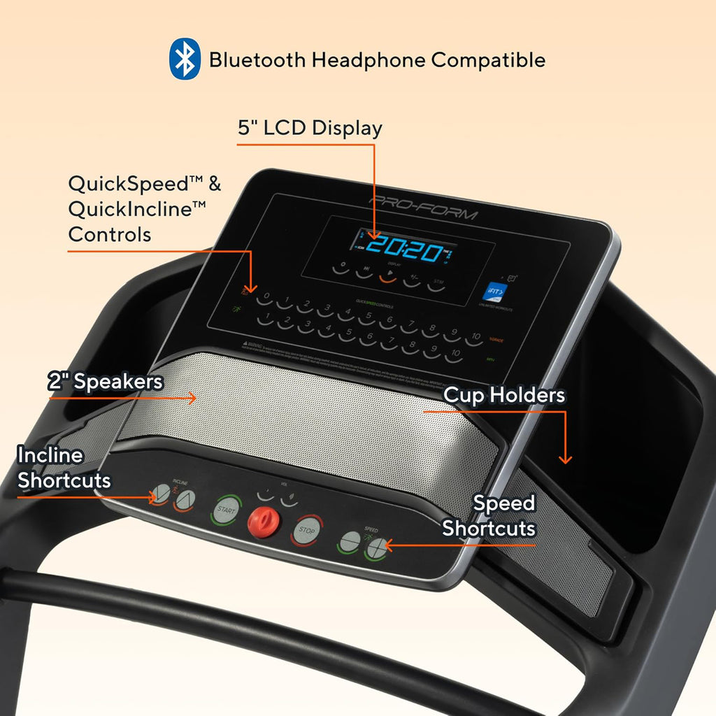 Treadmills for Walking and Running with Built-in Fan T686