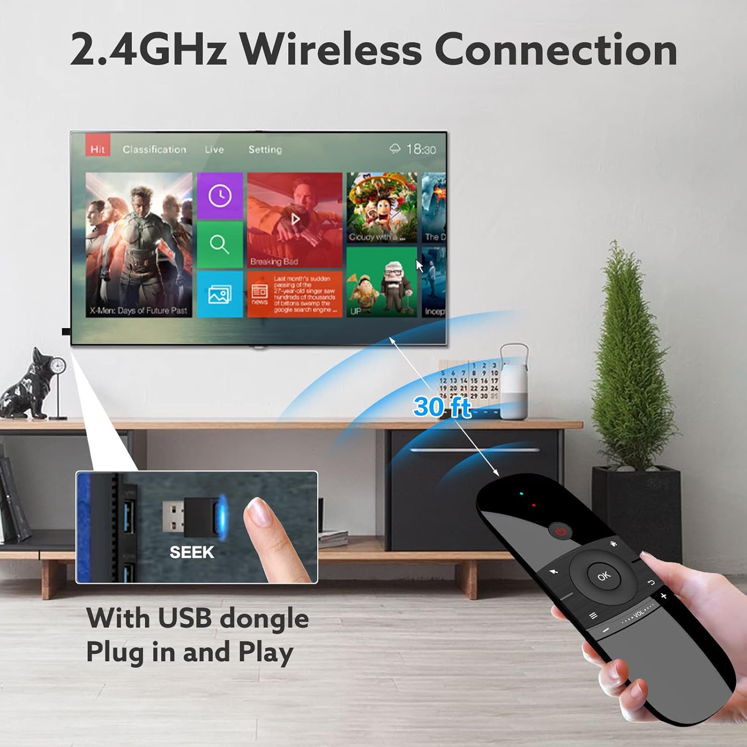 2.4G Wireless Remote Control D276774