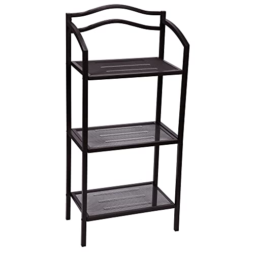 White 3-Tier Metal Bathroom Storage Shelf G20063