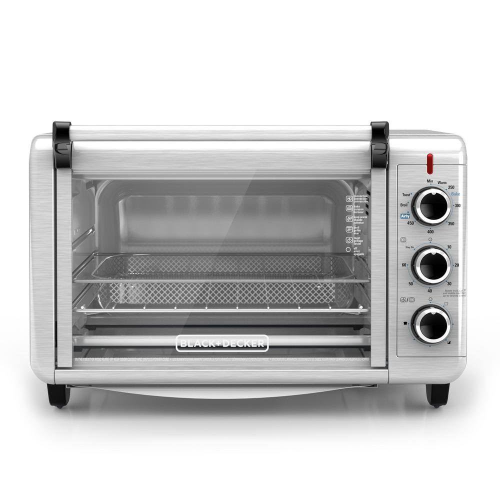 Silver 6-Slice Stainless Steel Toaster Oven H813326