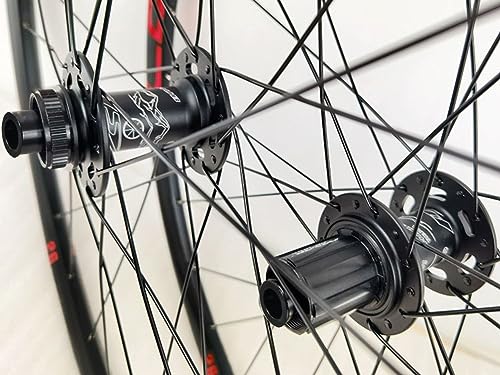 29 Inch Mountain Bike Wheelset Center-Locking Disc Brakes Rims Sealed Bearing Hubs Thru Axle W377