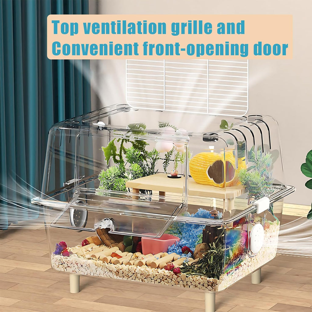 Transparent Acrylic Small Animal Cage D58660