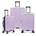 Teal Polycarbonate Hardside Travel Suitcase Luggage with 8 Spinner Wheels, 2-Piece Set P682855