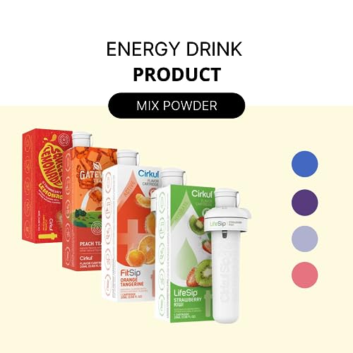 Pack Of 4 Mixed Berry Water Bottle Flavor Cartridges S776