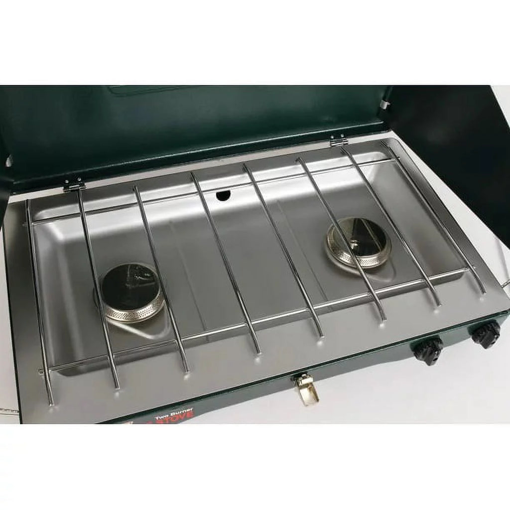 2-Burner Propane Gas Camping Stove J69858