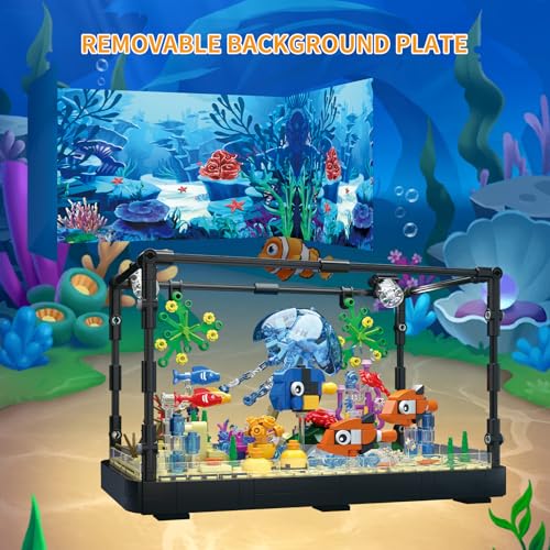 725 Pcs Lighting Aquarium Building Kits A735532