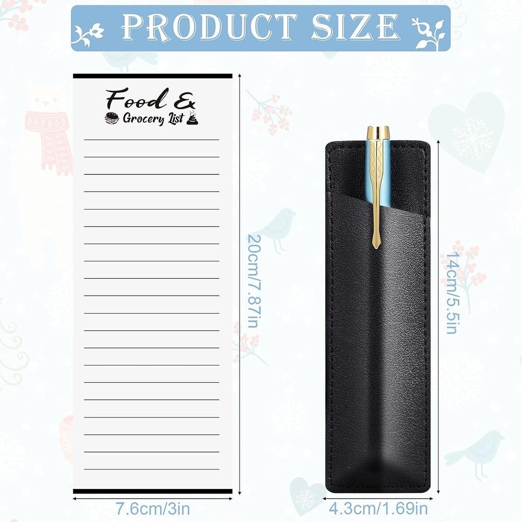 2 Pieces Magnetic List Set with Pen Holder V3715