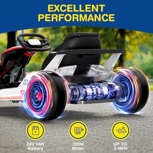 24V Electric Go Kart with 5-Point Safety Belt M241