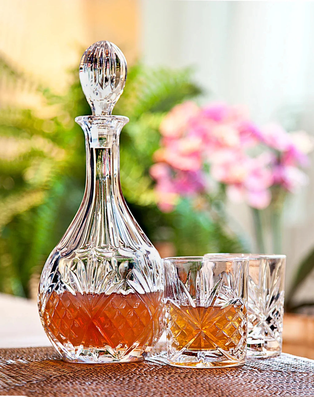 5 Piece Wine Decanter 28oz & Goblet 12oz Set K1718
