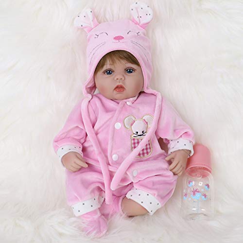 16 inch Silicone Vinyl Reborn Baby Doll Q262