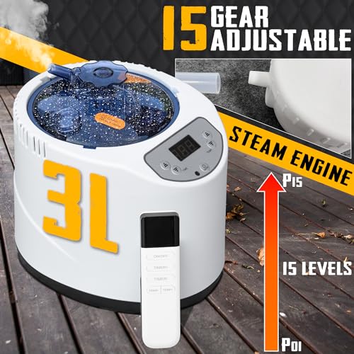 Navy Blue Portable Steam Sauna with Chair S7956