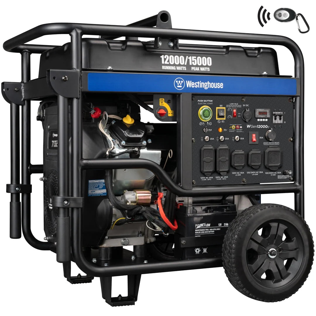 15,000 Watt Portable Gas Generator with Electric Start P828