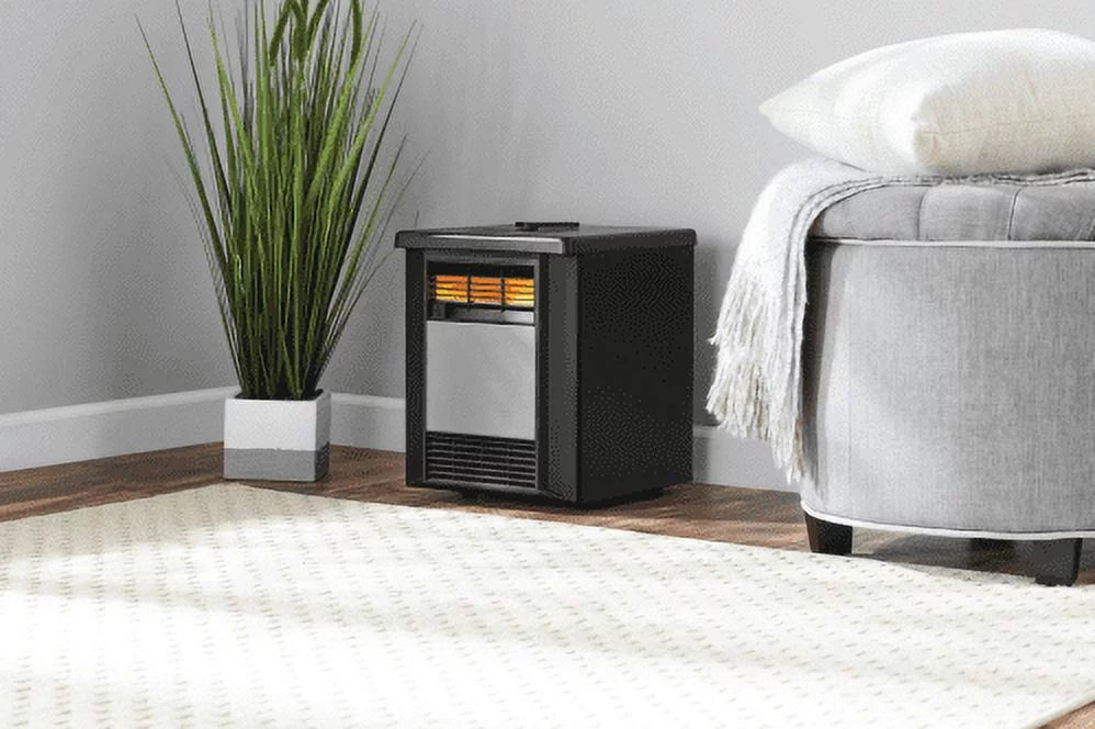 Black 1500W Infrared Quartz Heater V60562