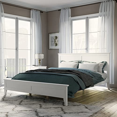 Black Wood King Size Bed Frame G439335