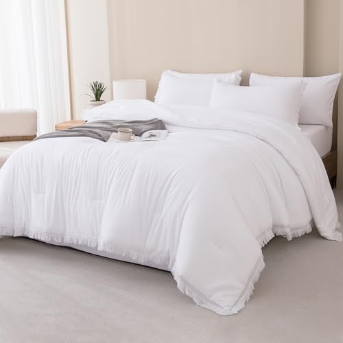 Beige Full Size 7 Piece Comforter Set with Sheets M370876