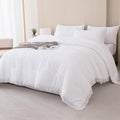 Beige Full Size 7 Piece Comforter Set with Sheets M370876