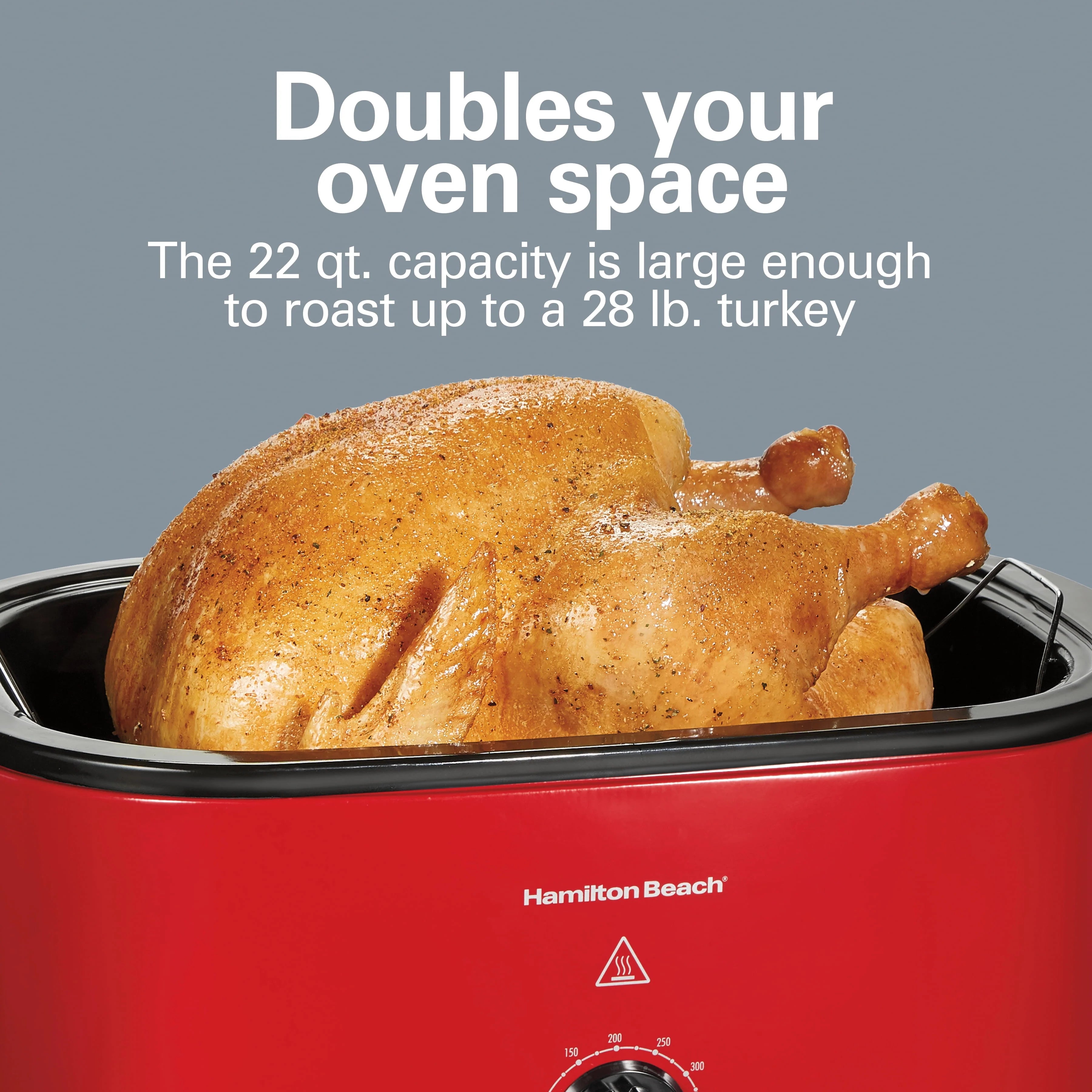 22 Quarts Stainless Steel Electric Roaster Oven Z25632