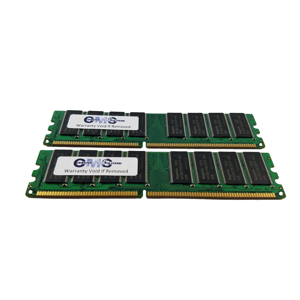2GB (2X1GB) DDR1 3200 400MHZ NON ECC DIMM Memory Ram M3555