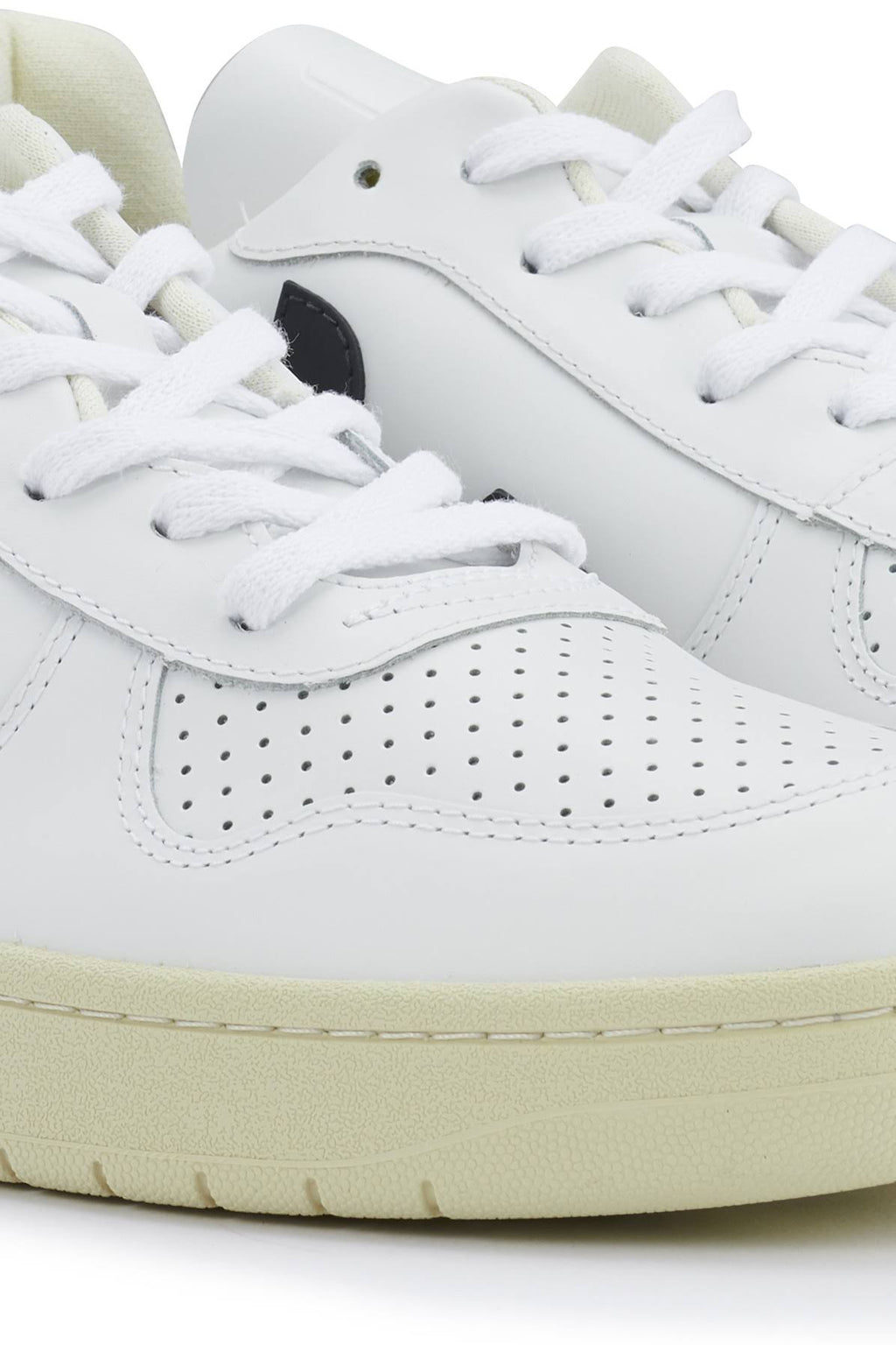 White Leather Sneakers R23408