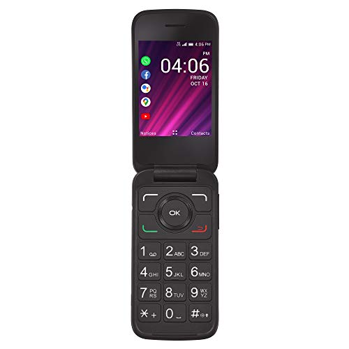 Black 4G LTE Flip Phone O179666