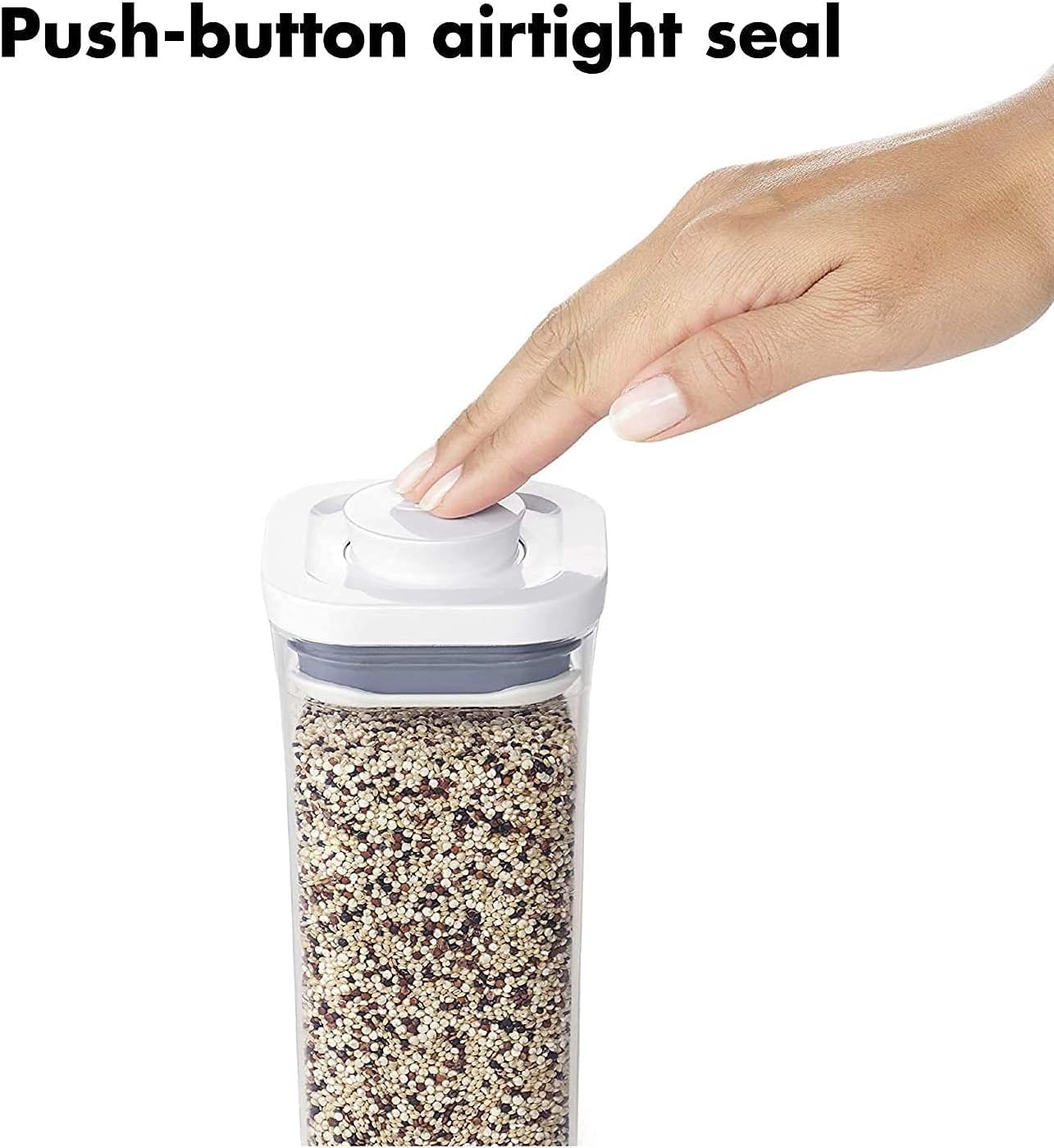1.7 Qt Rectangle Airtight Food Storage Container Set of 4 P9961