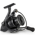 Carbon X Spinning Reel, 5.1oz, Carbon Frame and Rotor, 33LBs Max Drag, 10+1 Shielded BB, 5.2:1/6.2:1 Gear Ratio V622