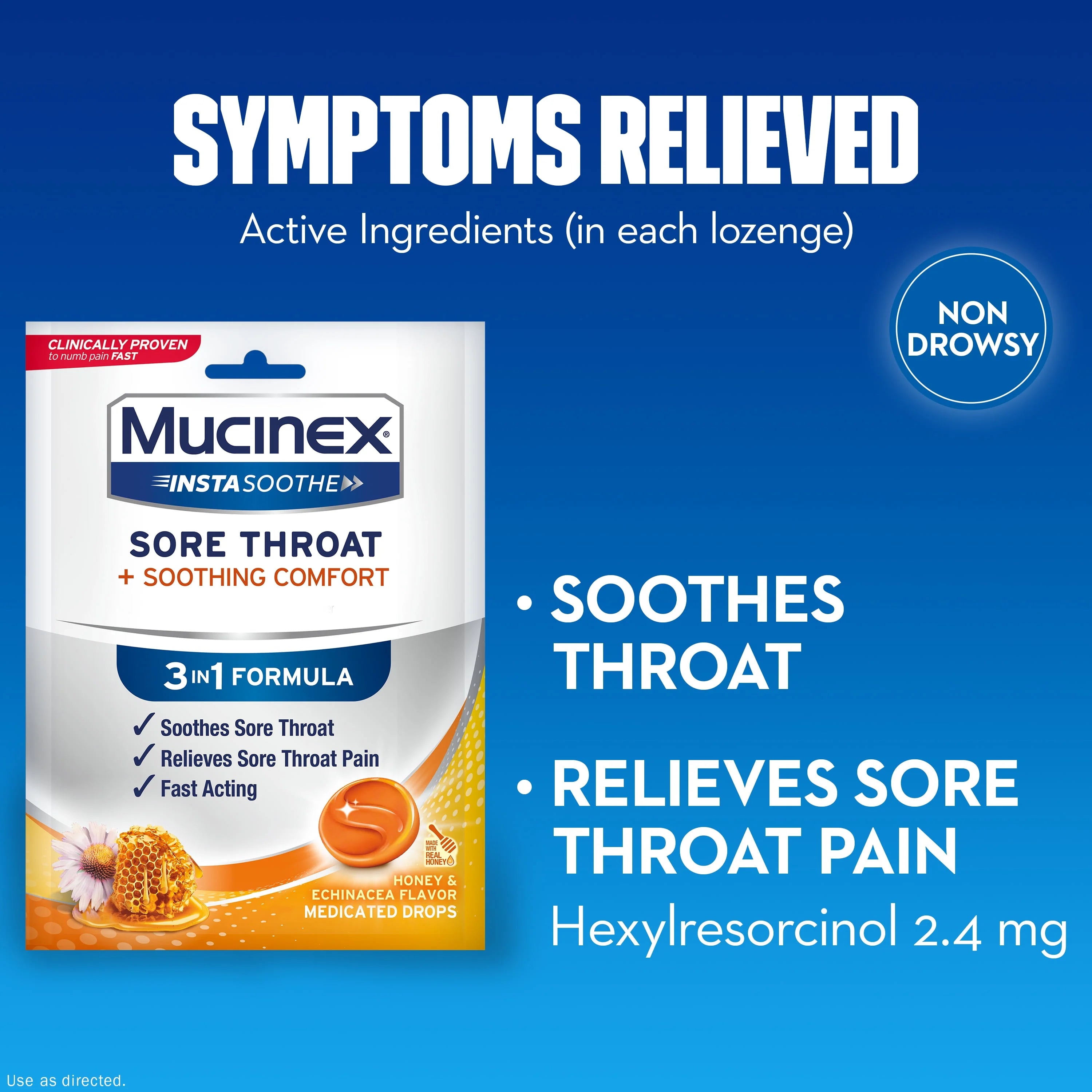 Honey & Echinacea Cough Drops, 40 Count Y8286