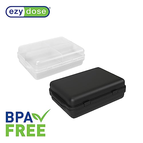 Gray Magnetic Pill Case with 7 Compartments F264