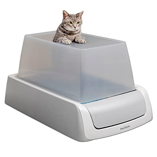 Self-Cleaning Cat Litterbox with Disposable Crystal Tray O465
