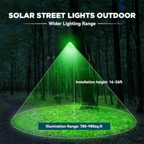 Solar Green Light for Hunting with Remote and 19" Bracket R841
