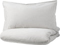 Gray Stripe Duvet Cover and Pillowcases Full/Queen G802