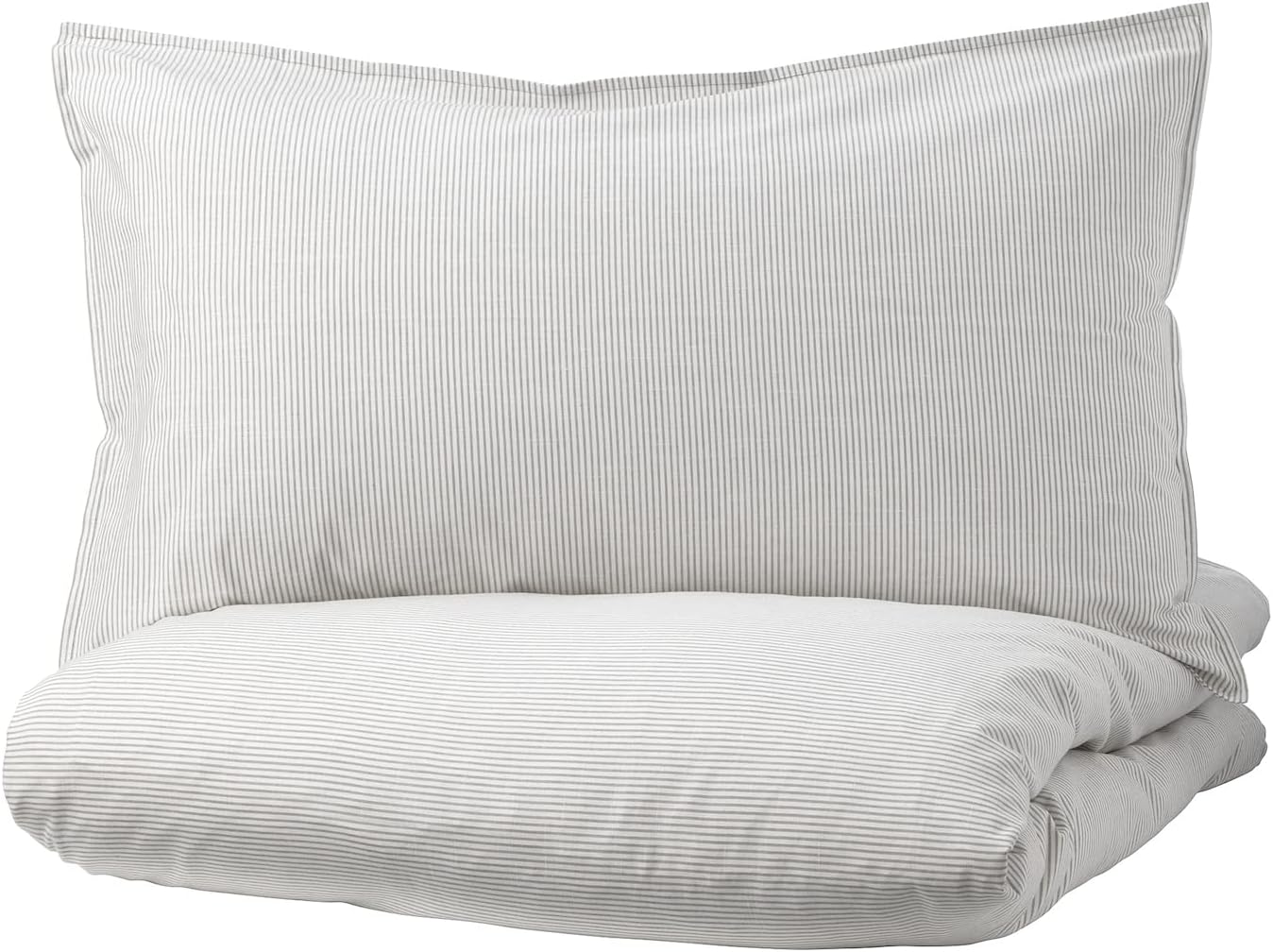 Gray Stripe Duvet Cover and Pillowcases Full/Queen G802