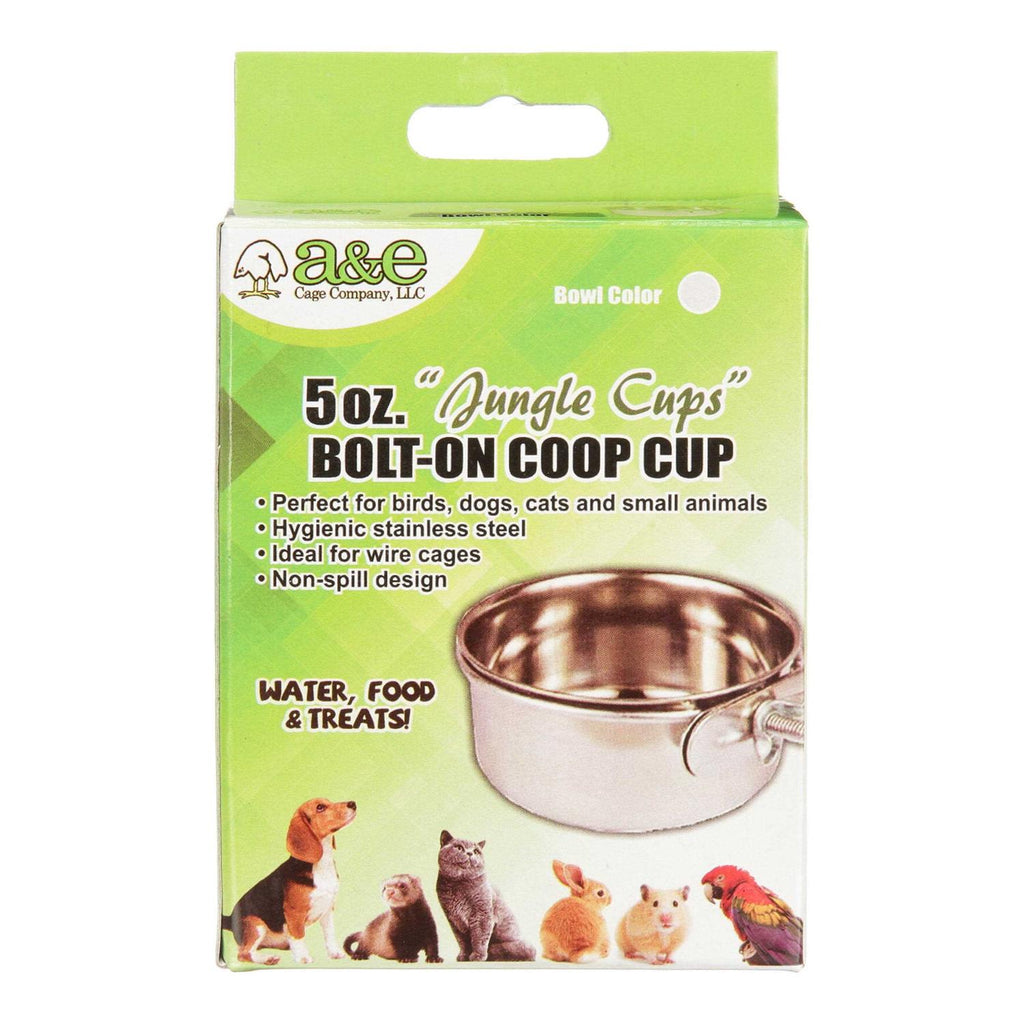5oz Stainless Steel Coop Cup with Bolt Hanger C17014