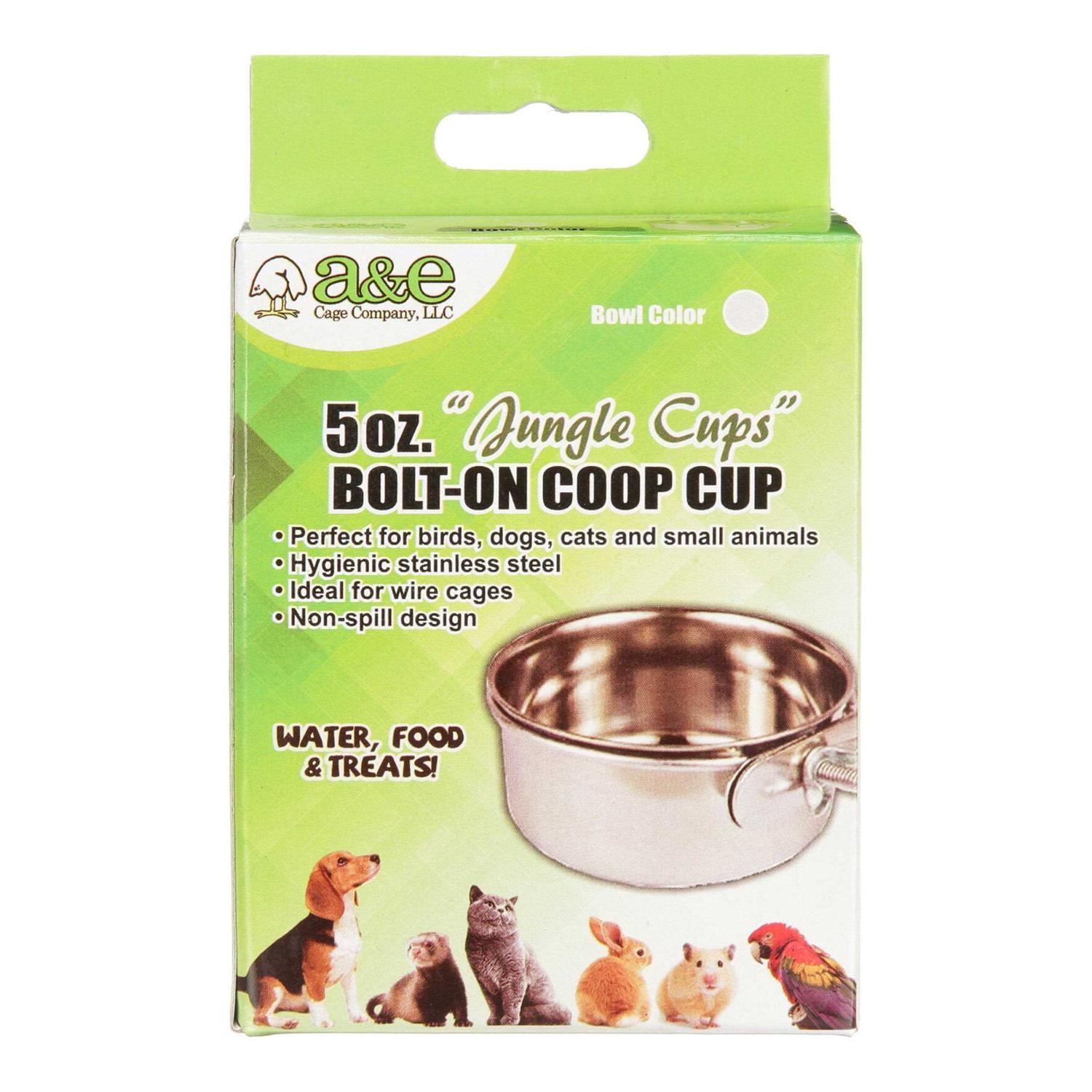 5oz Stainless Steel Coop Cup with Bolt Hanger C17014