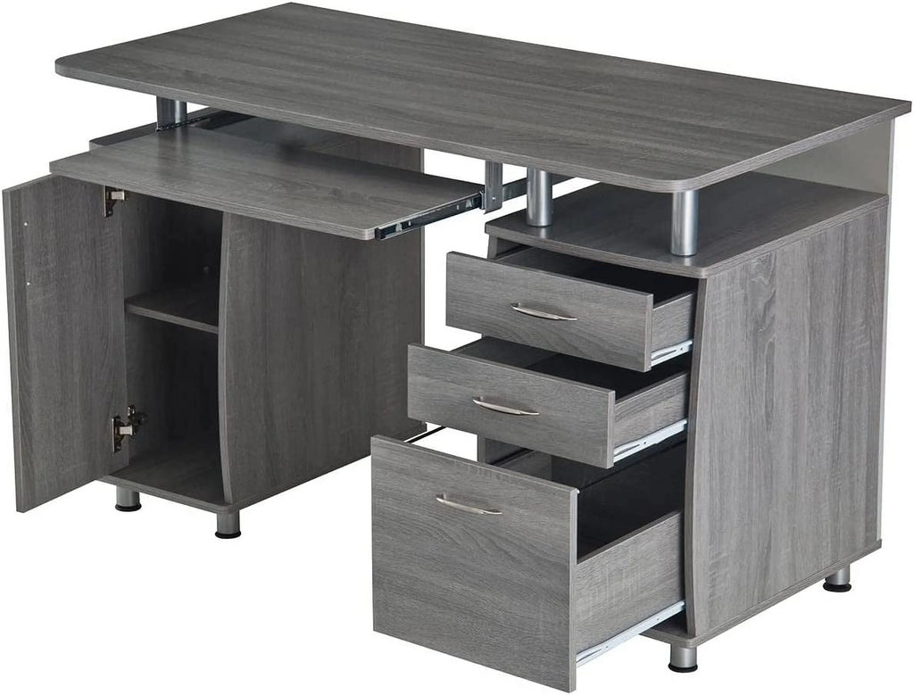 Gray Small Computer Desk X27993