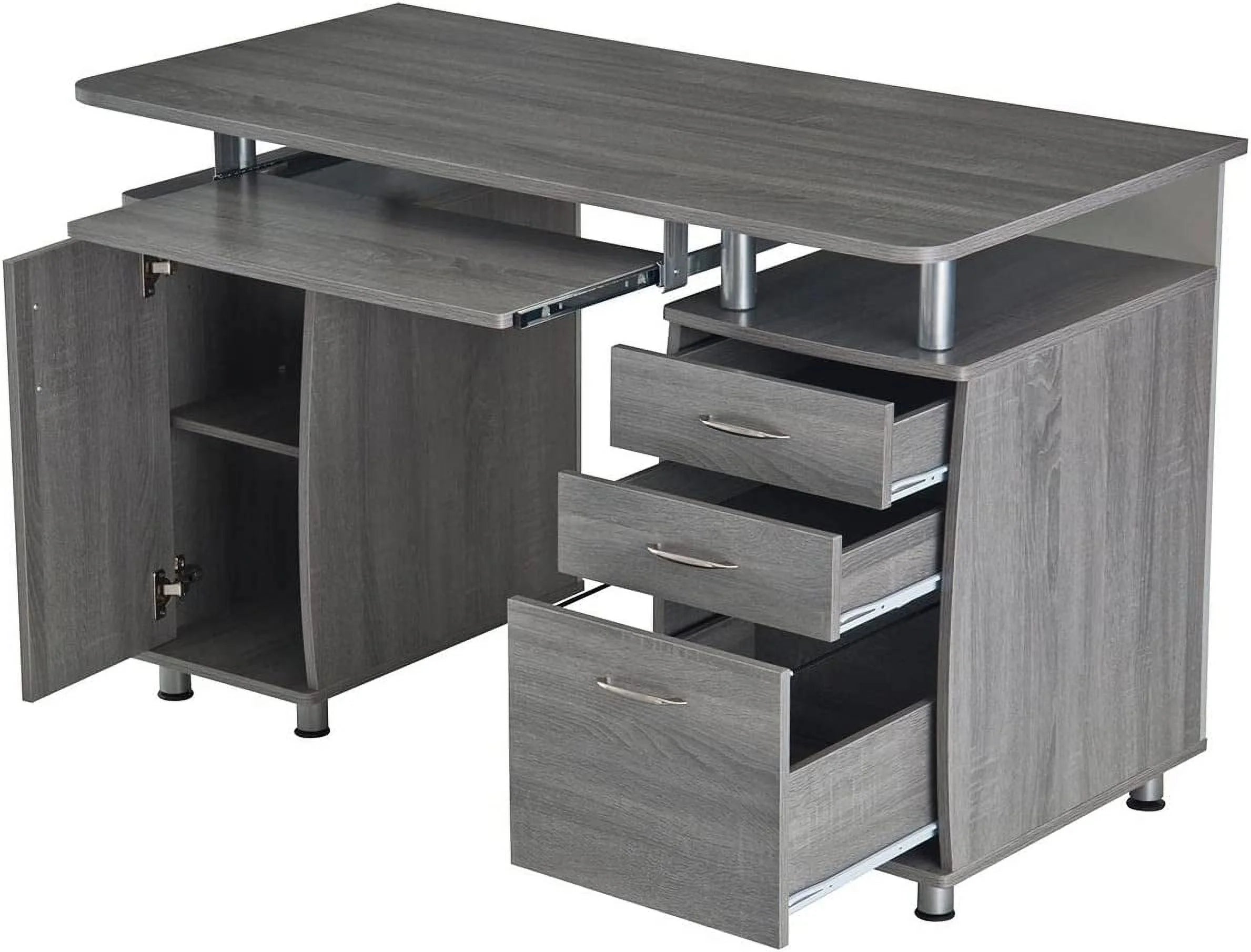 Gray Small Computer Desk X27993