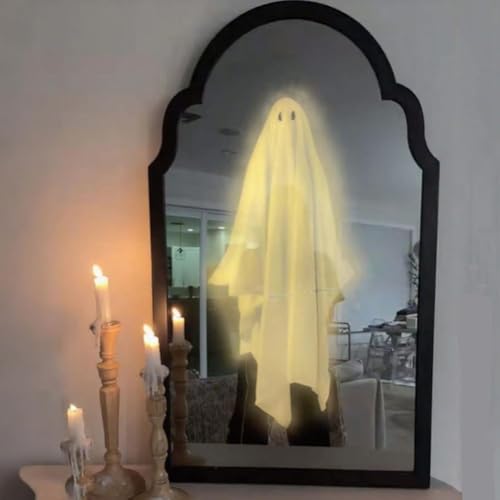 Halloween Hologram Ghost Mirror Decal F61006