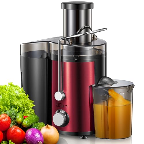 800W Centrifugal Juicer Extractor with Wide Mouth 3” Feed Chute, Stainless Steel, Black L413554