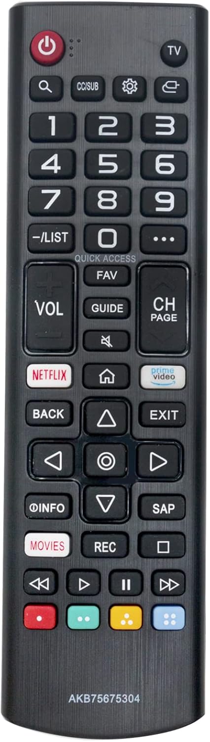 Replacement Remote Control for LG LED Smart TV O86650
