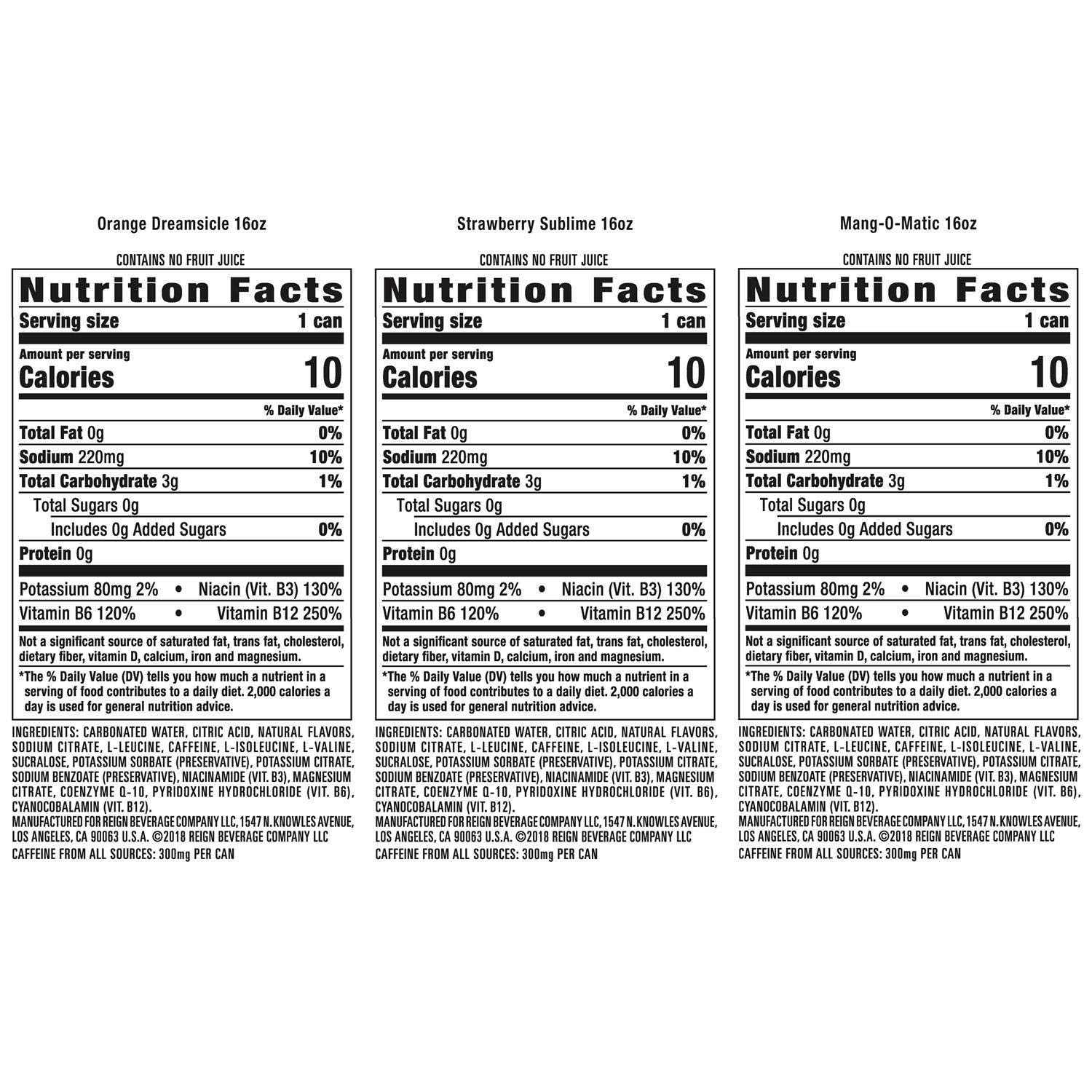 Variety Pack 16 Oz Can (Pack of 24) N100996