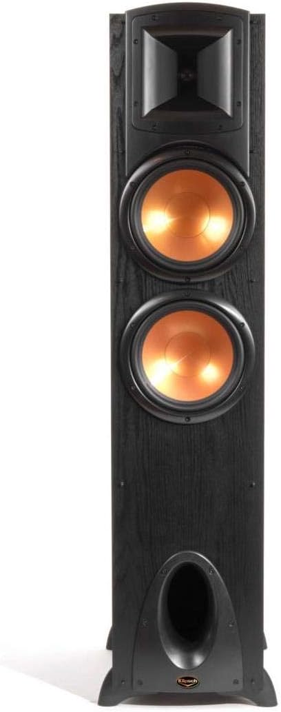 Black Floorstanding Speaker with Dual 8" Woofers C987