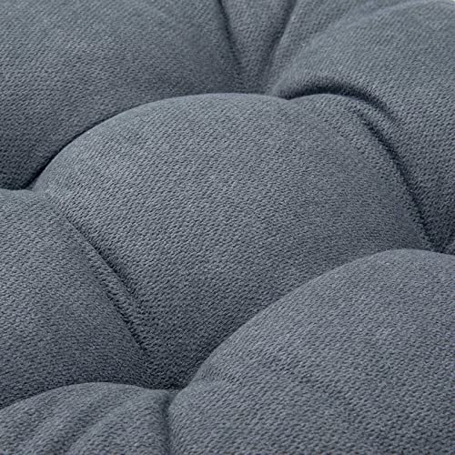 4 Pack Bordeaux Red Chair Cushions with Ties S348969