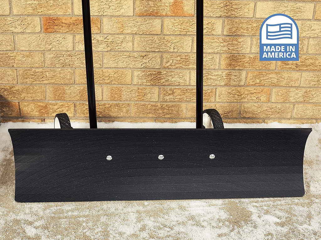 36-Inch Heavy Duty Bi-Directional Wheeled Snow Pusher T89107