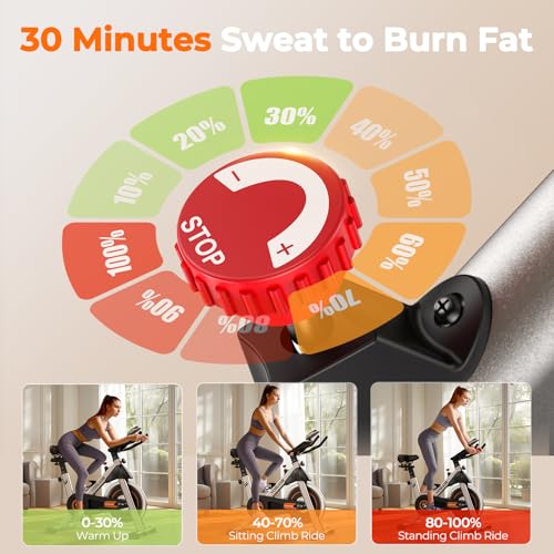 Magnetic Indoor Cycling Bike with Tablet Holder F990567