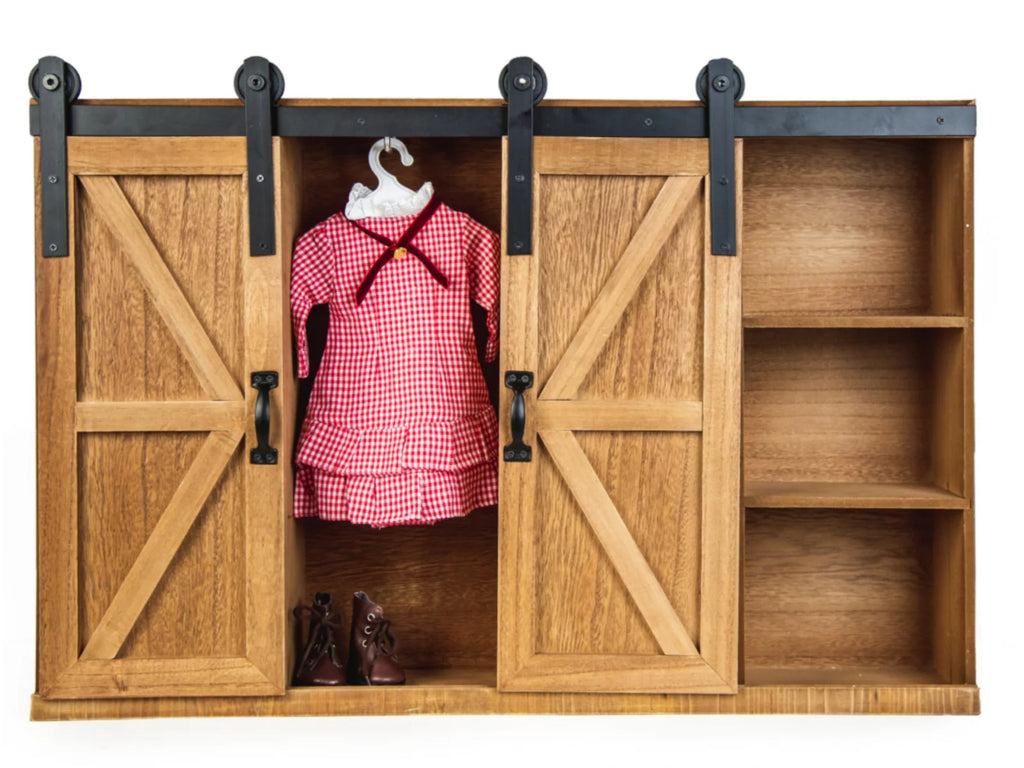 Brown Wooden Storage Trunk F1701