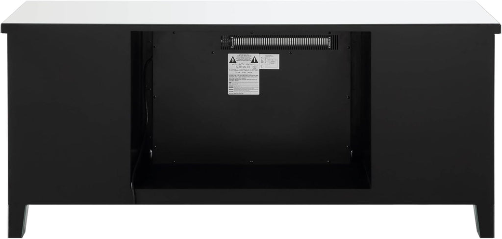 Mirrored TV Stand with Fireplace X54049