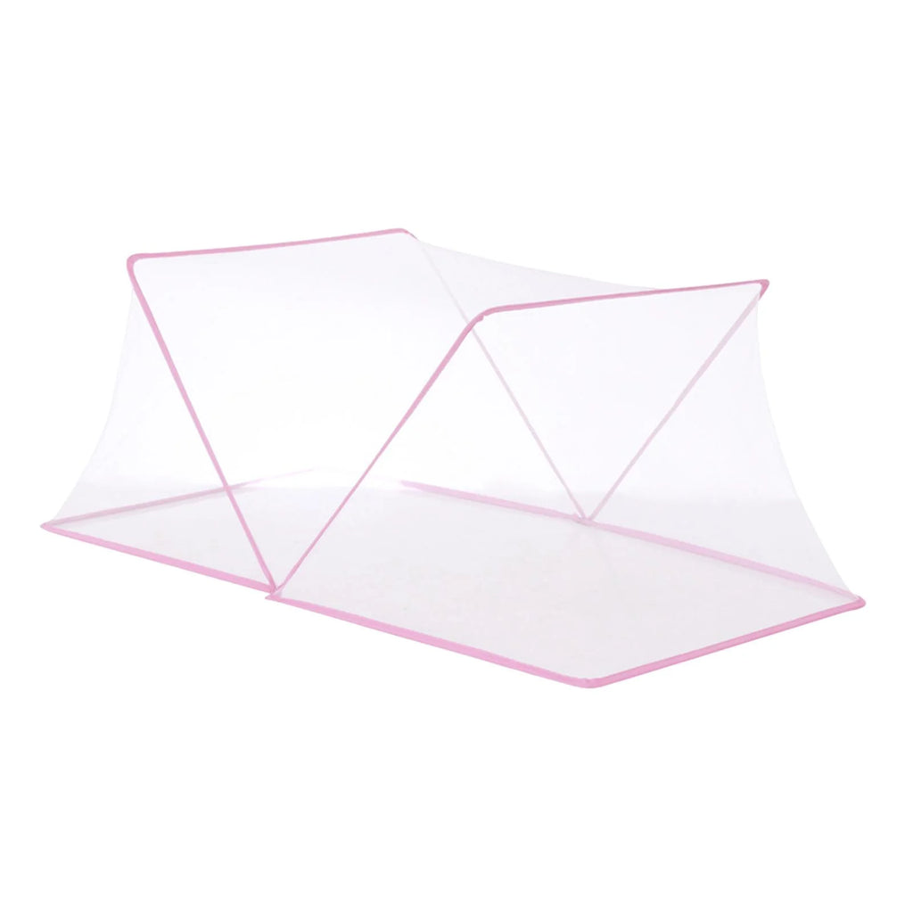 Pink 190x160x80cm Collapsible Bed Canopy M52013