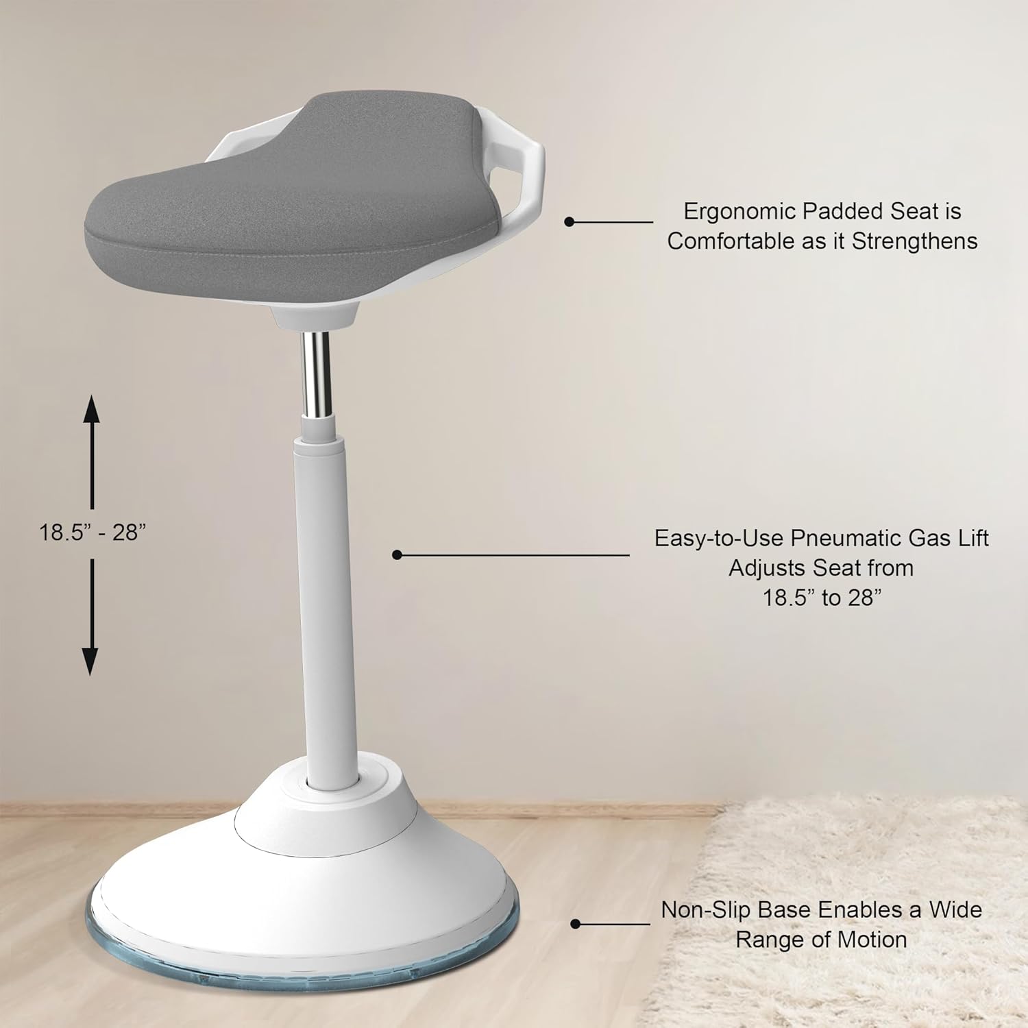 Adjustable Ergonomic Standing Stool N115